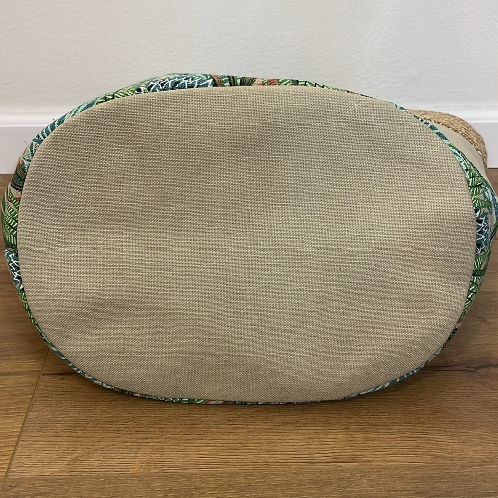 Sakroots Artist Circle Lola Beach Bag Natural Mojave Mirage Straw Tassels cactus - Picture 7 of 12